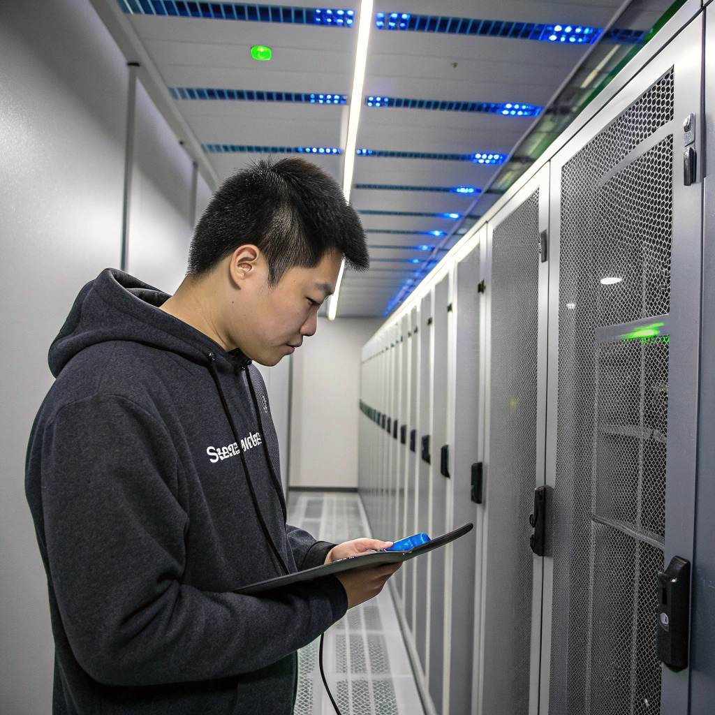 Portrait of David Chen, Senior Network Engineer