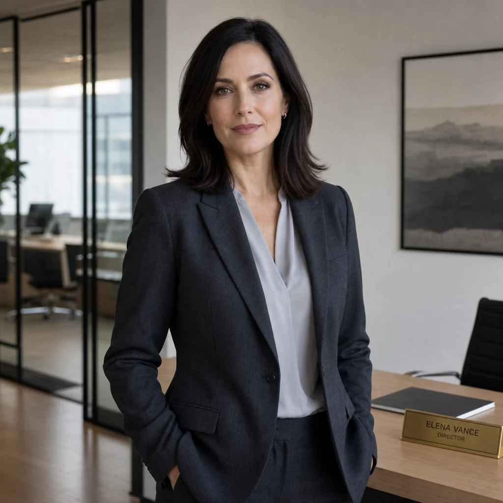 Portrait of Elena Vance, Lead Security Architect